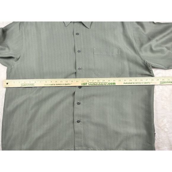 Royal Robbins Shirt Mens 2XL XXL Green Short Sleeve Button Up Modal Blend Hiking - Picture 4 of 7